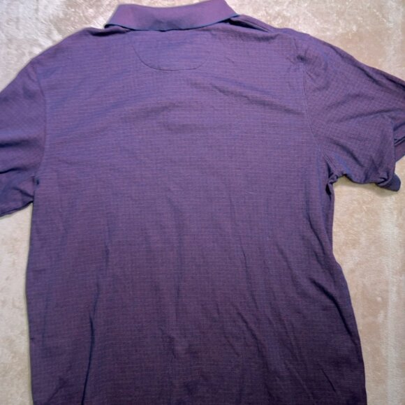 David Taylor‎ Collection Men XLT Burgundy 2 Button Short Sleeve Golf Polo (B) - Picture 6 of 6
